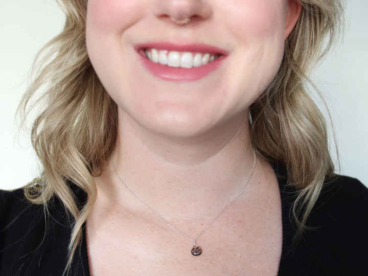 Tourmalinated Quartz Briolette Necklace