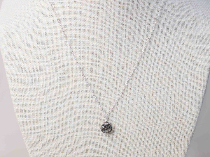 Tourmalinated Quartz Briolette Necklace