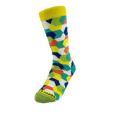 Intricate Geometric Puzzle Socks from the Sock Panda (Adult Small)