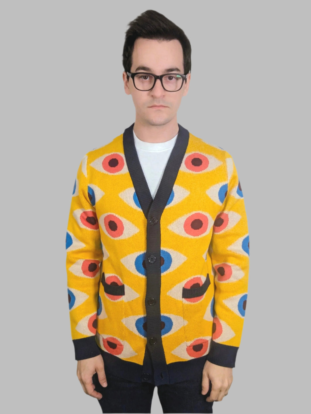 The Bauhaus Eyeball Cardigan - Restocks January (Join the Wait List)