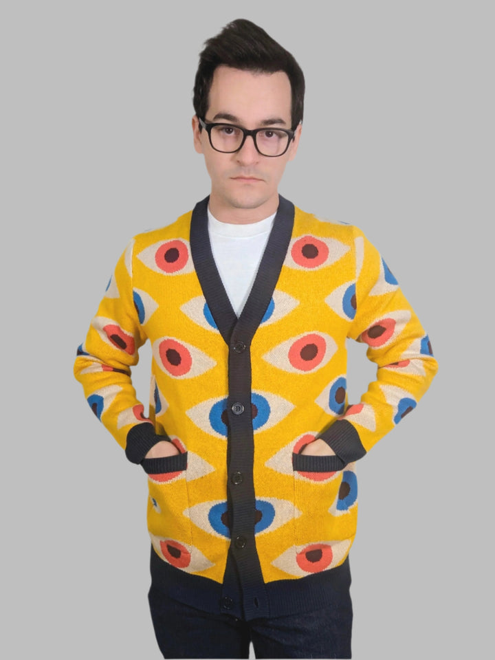 The Bauhaus Eyeball Cardigan - Restocks January (Join the Wait List)