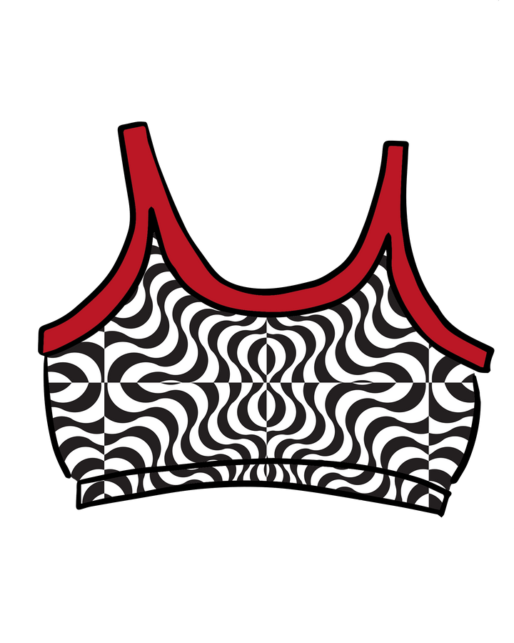 Longline Bra Tropical Trippy