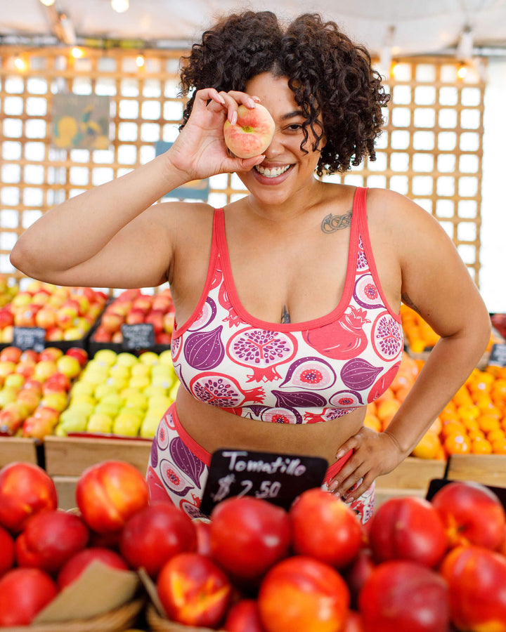 Longline Bra Two Fruits