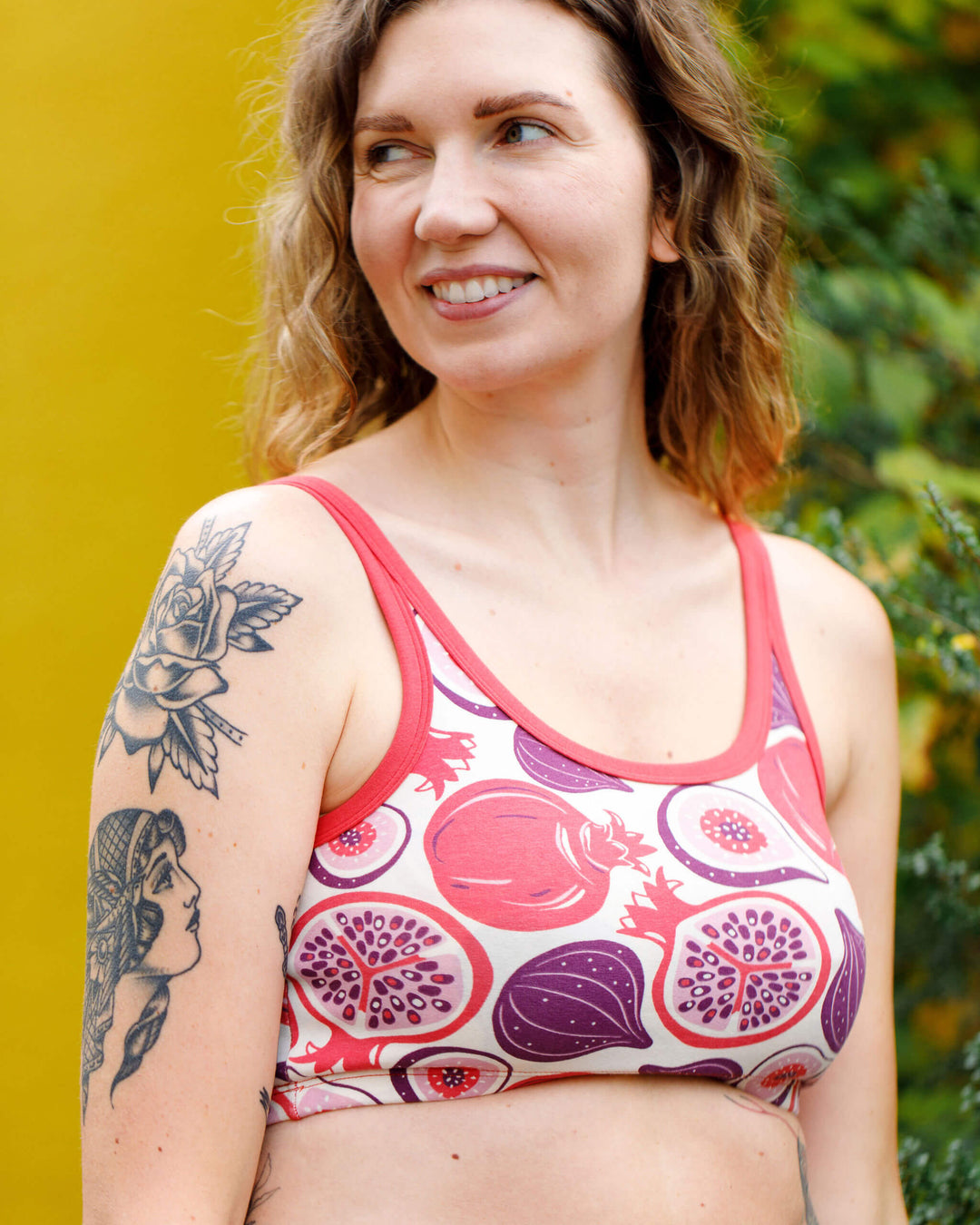 Longline Bra Two Fruits