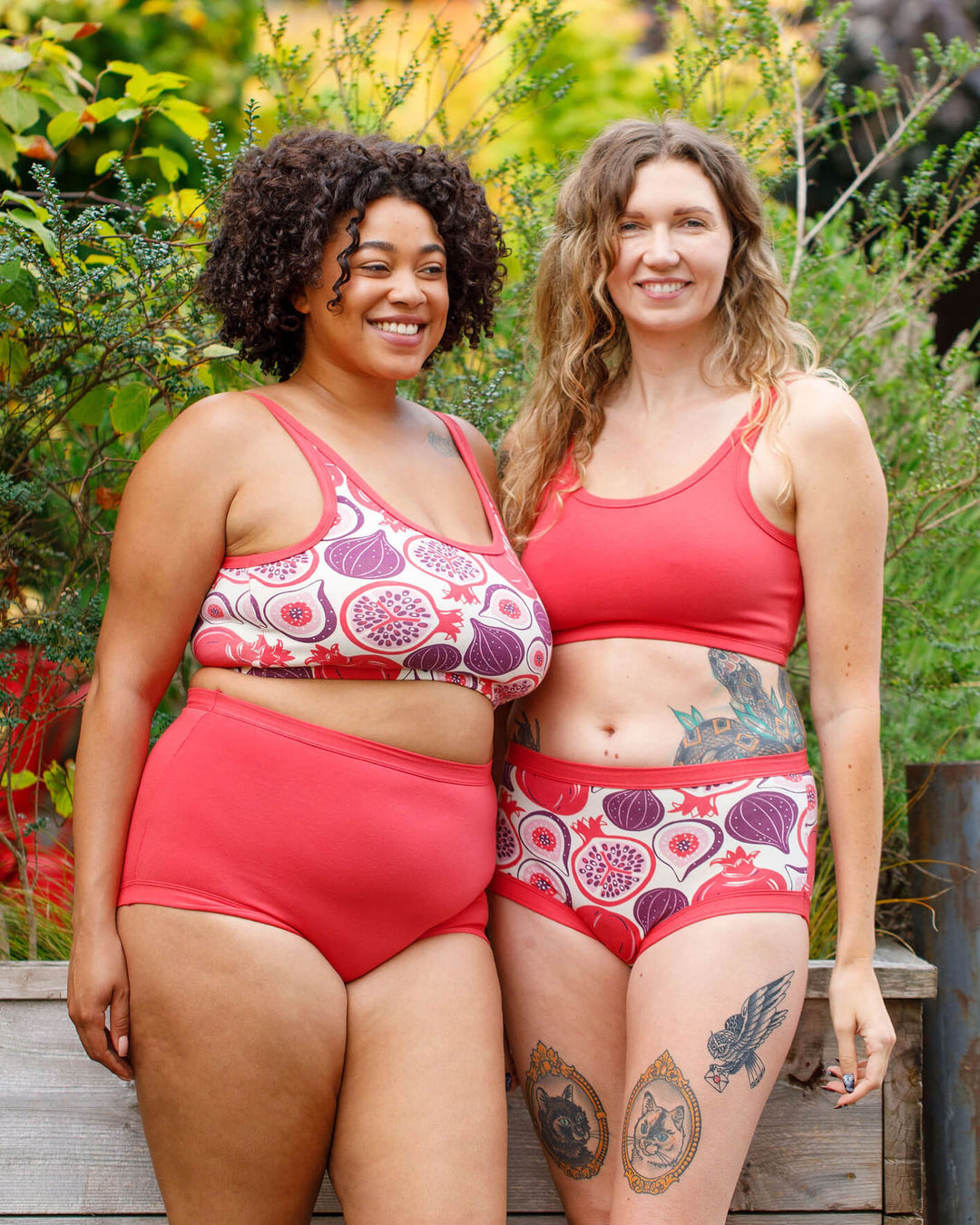 Longline Bra Pomegranate Punch