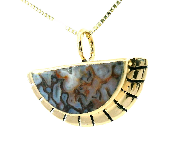 The Selene Necklace - Pink Dinosaur Bone