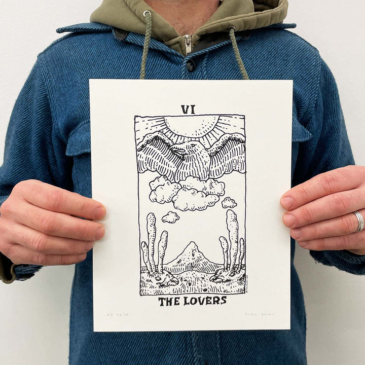 The Lovers Card 8x10 Print