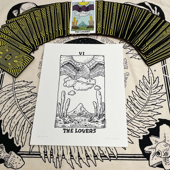 The Lovers Card 8x10 Print