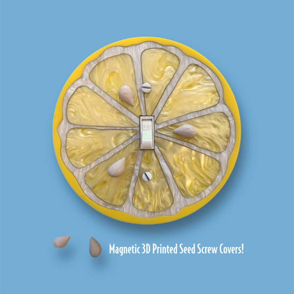 Lemon Single Light Switch Cover Pre-Order