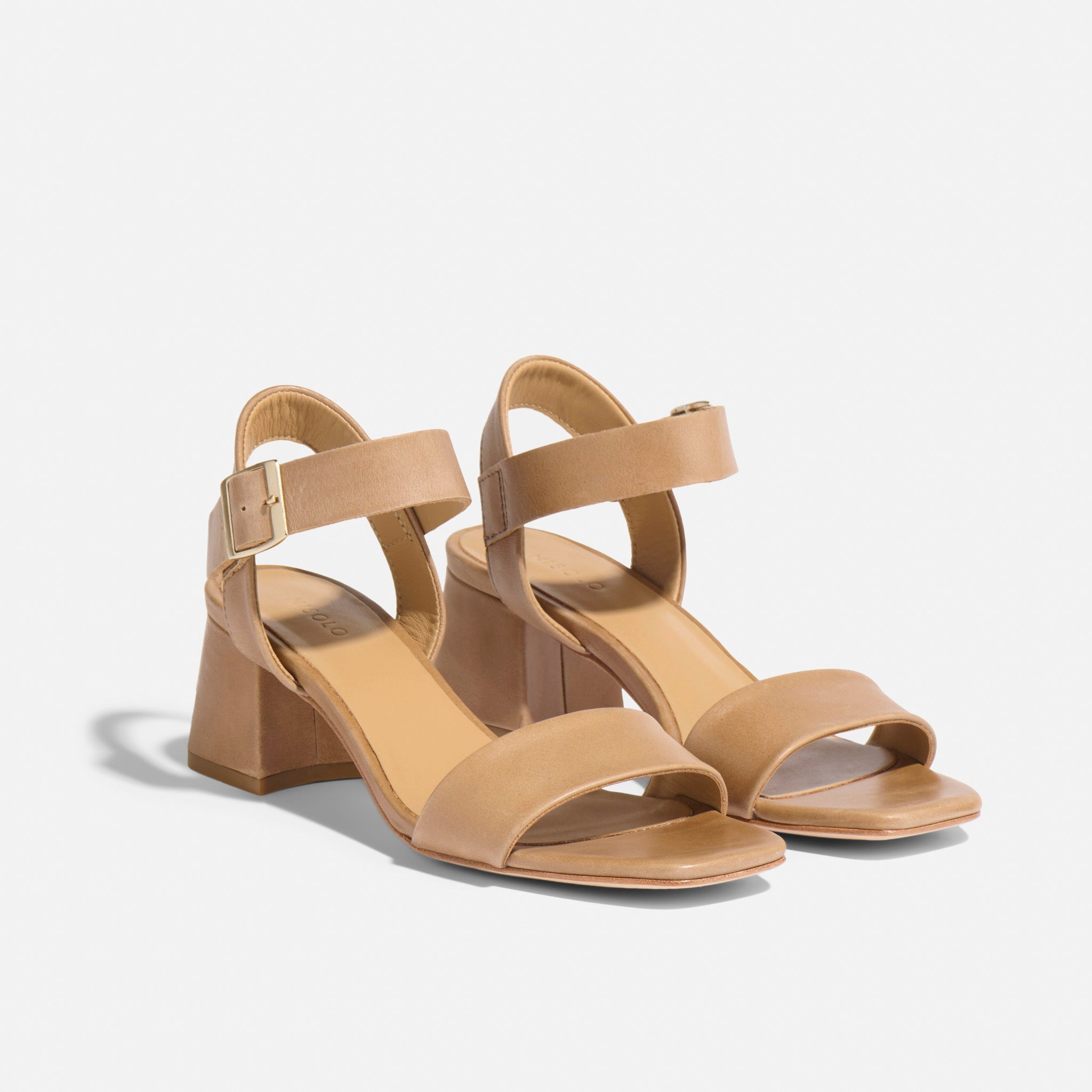 Stella Go-To Block Heel Sandal Almond – Altar PDX