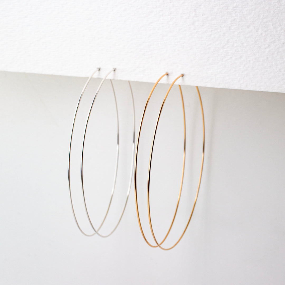 Weightless Large Hoops