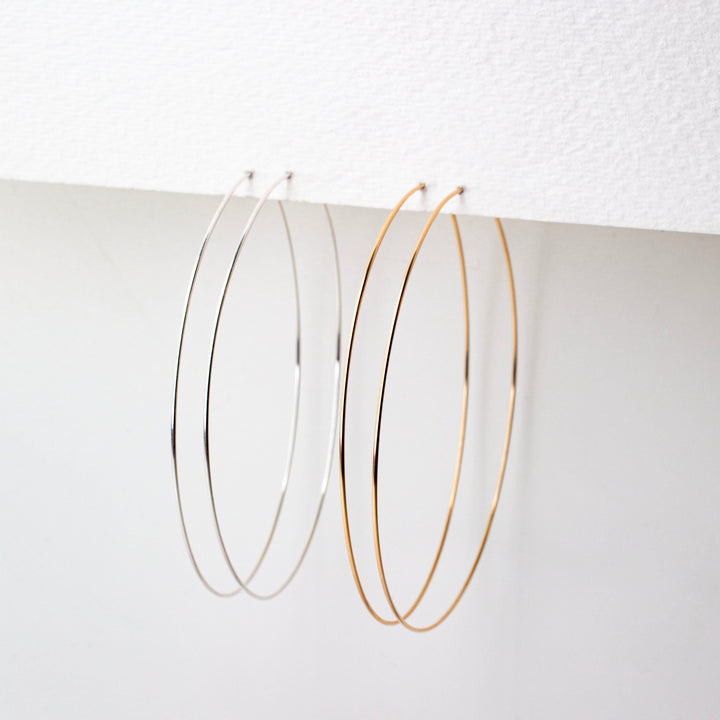 Weightless Large Hoops
