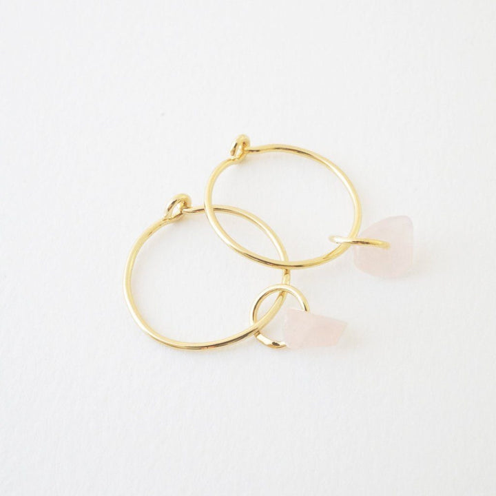 Wishing Crystal Hoop Earrings