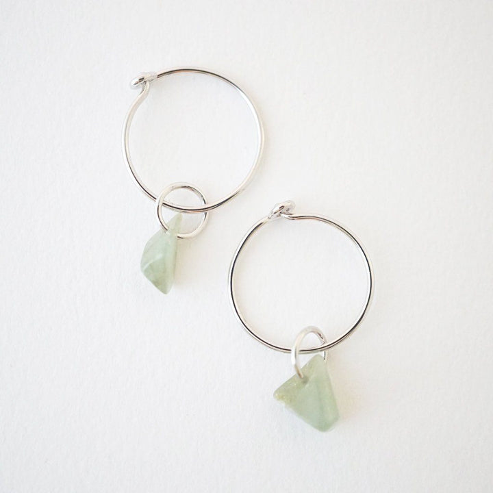 Wishing Crystal Hoop Earrings
