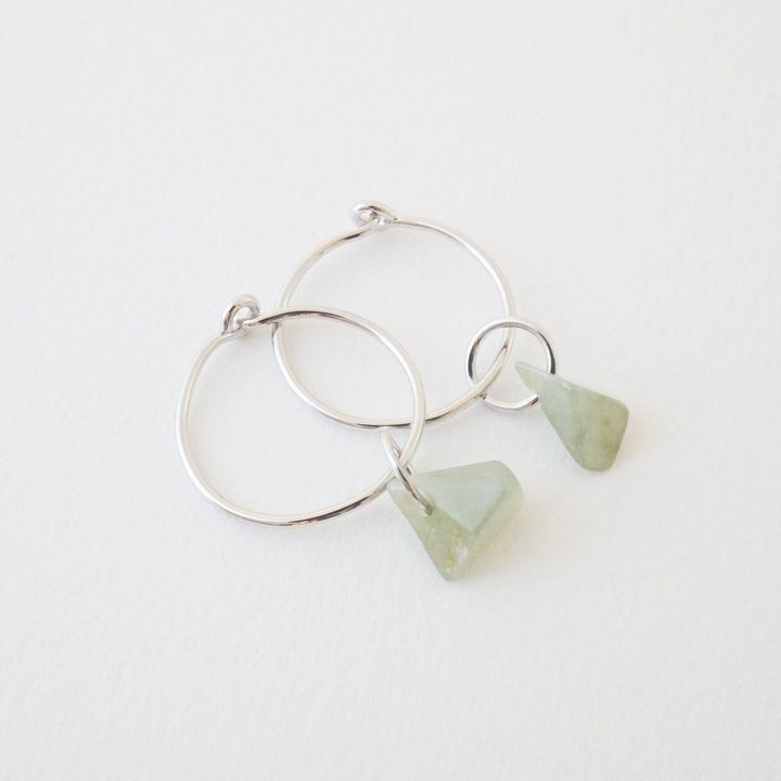 Wishing Crystal Hoop Earrings