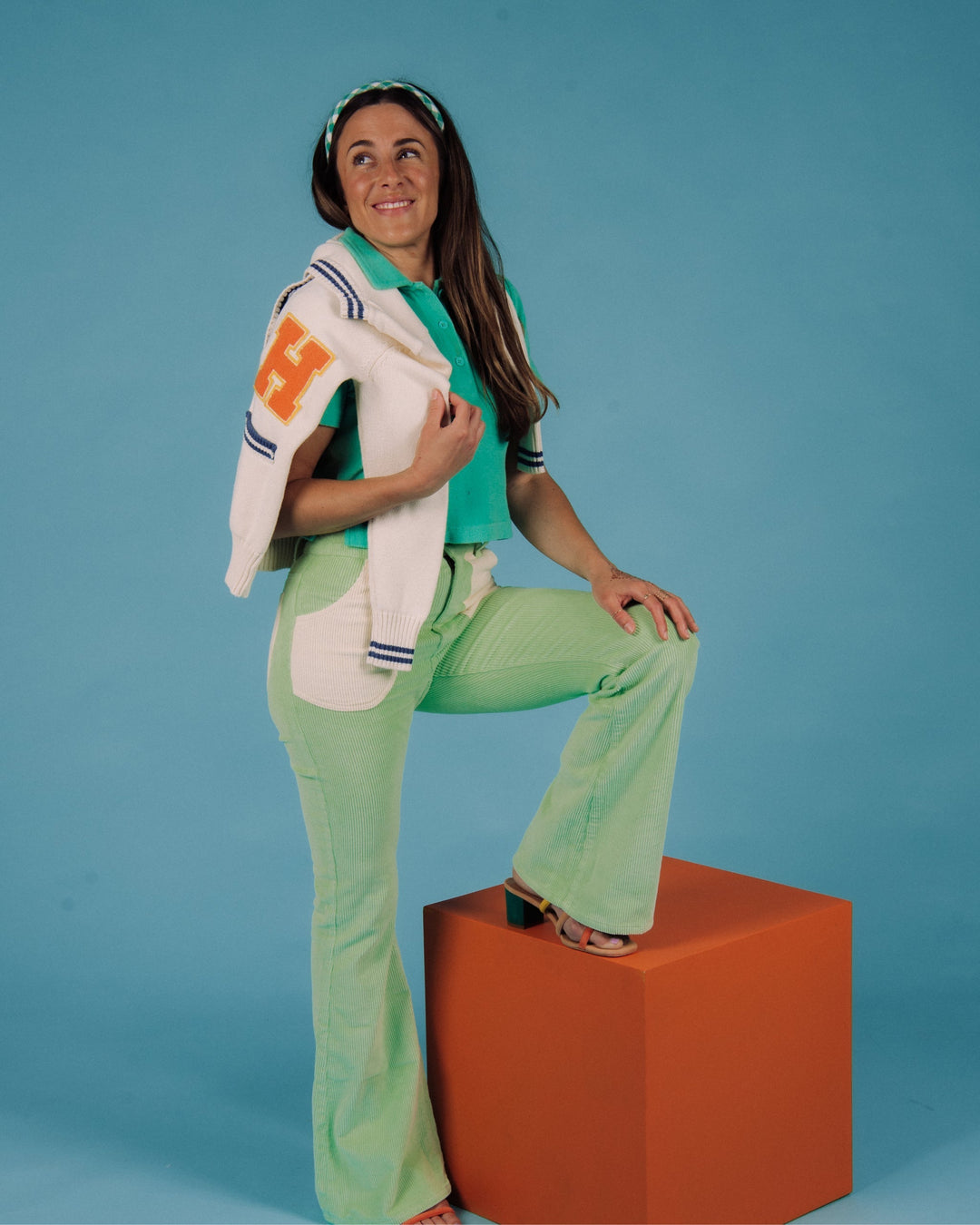 Women's Bell Bottom (Honeydew/Cream)