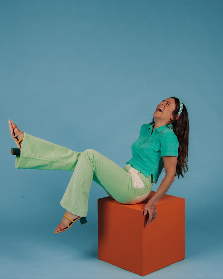 Women's Bell Bottom (Honeydew/Cream)