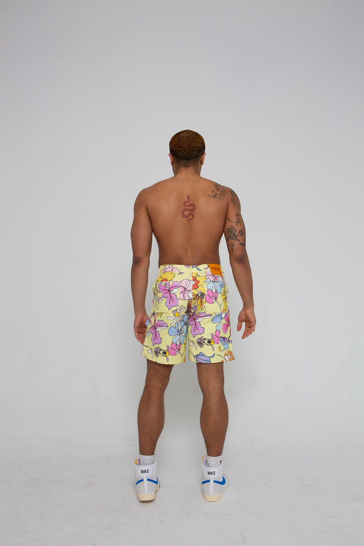 Full Bloom Canvas Shorts