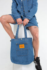Blue Denim Tote