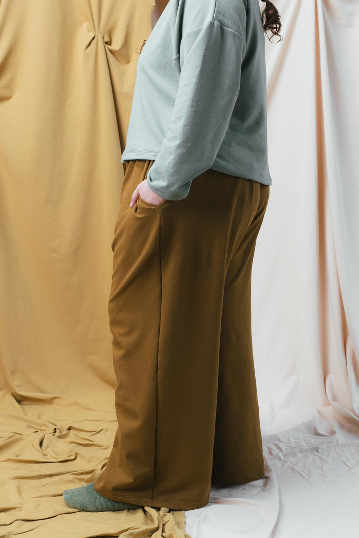 Zinat Pant (Updated) in Almond
