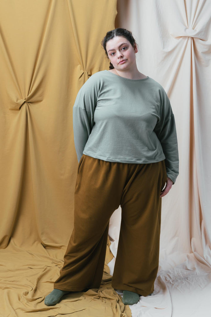 Zinat Pant (Updated) in Almond