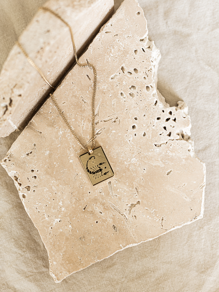 Zodiac Necklace • All Signs {Gold}