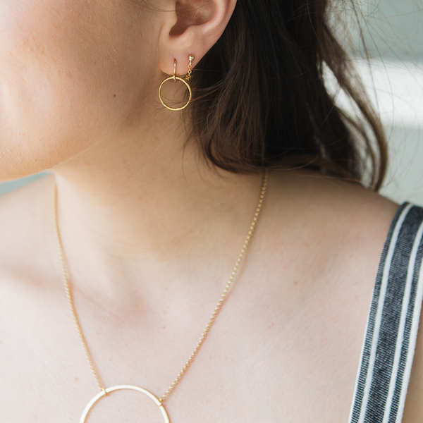Aria Chain Cuff Earrings