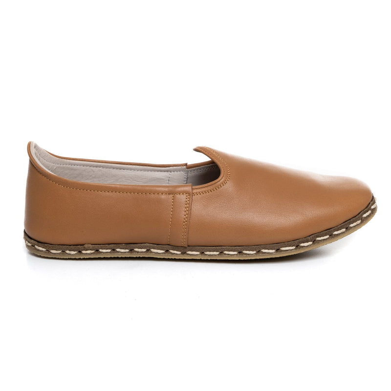 Coconut Brown Slip On Shoes