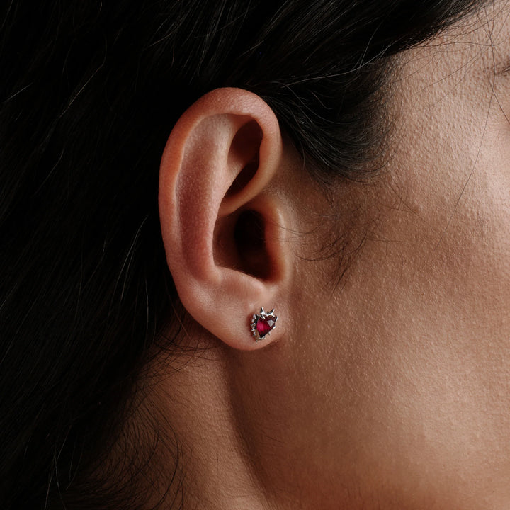 Heart of Thorns Studs