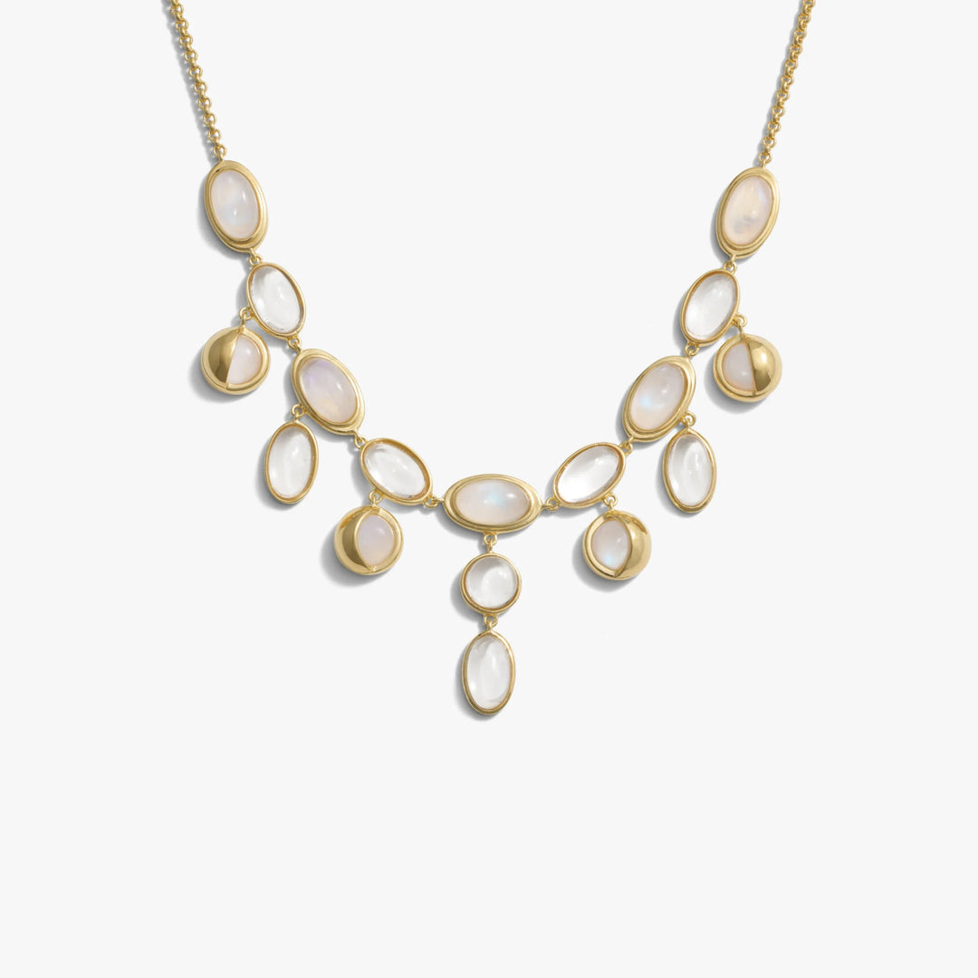 Midnight Reflection Collar Necklace