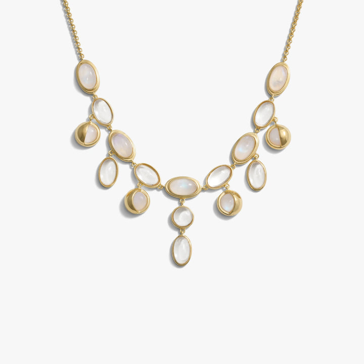 Midnight Reflection Collar Necklace