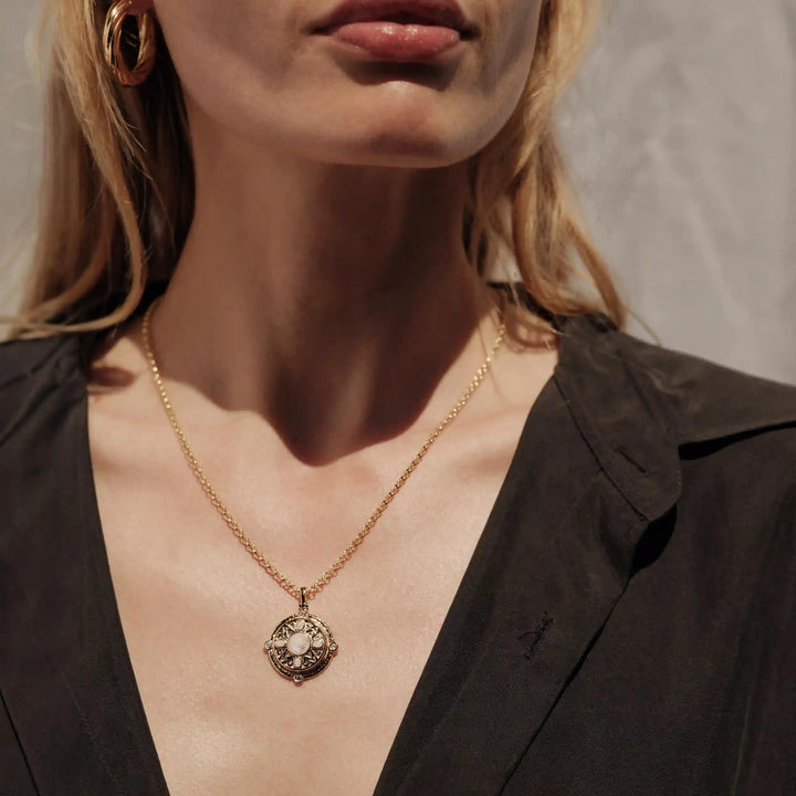 Pink Manifestation Locket Necklace