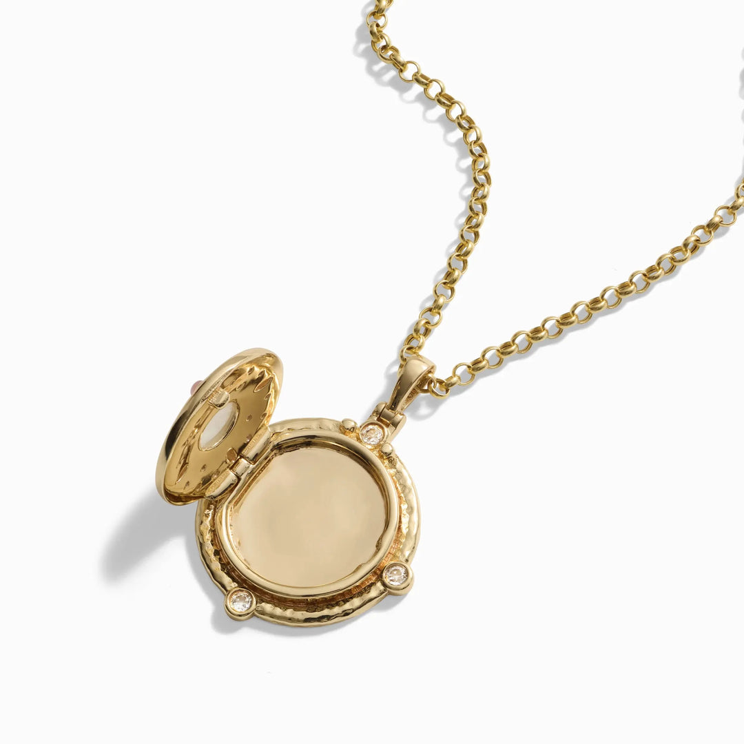 Pink Manifestation Locket Necklace