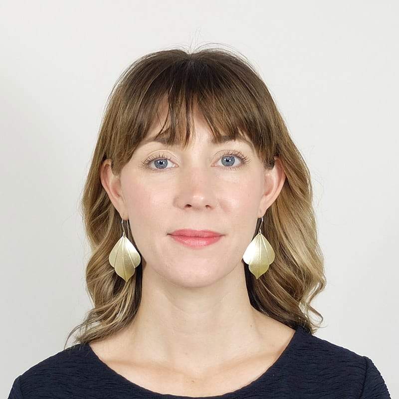 Leafy Deco earrings