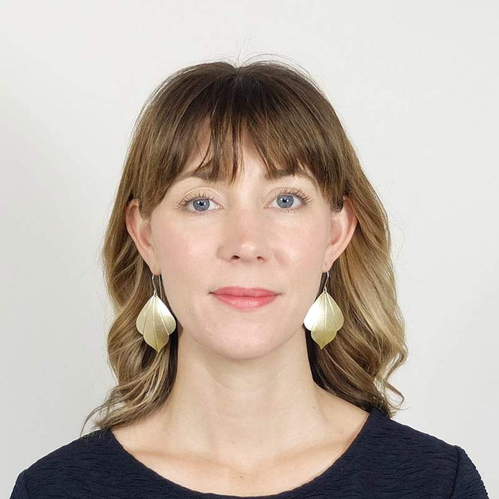 Leafy Deco earrings