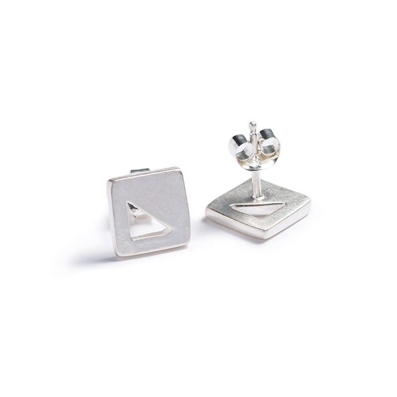 Mini Square stud earrings