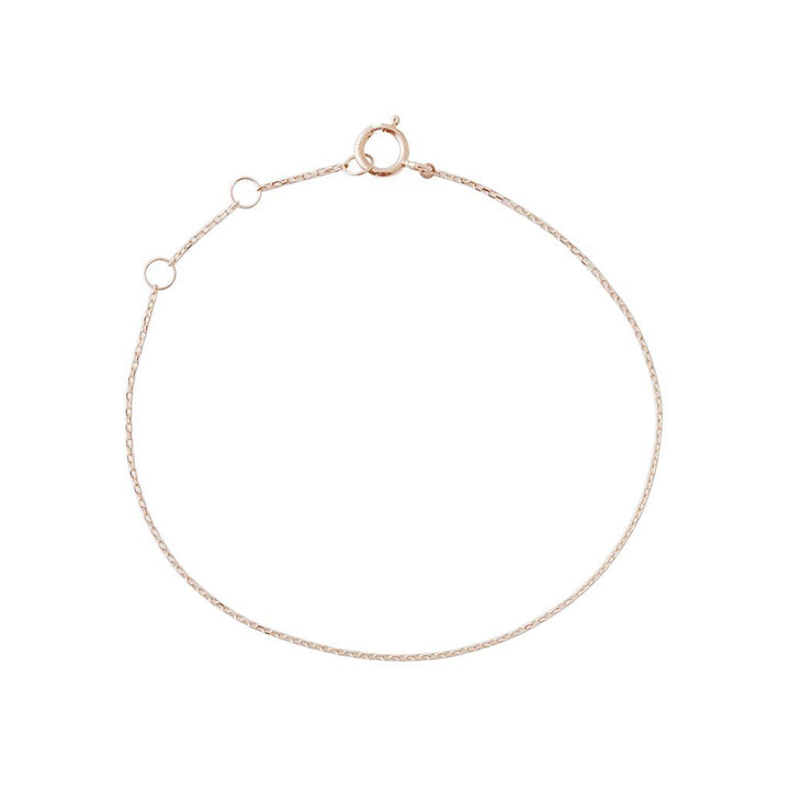 Whisper Thin Chain Bracelet, 14k Gold