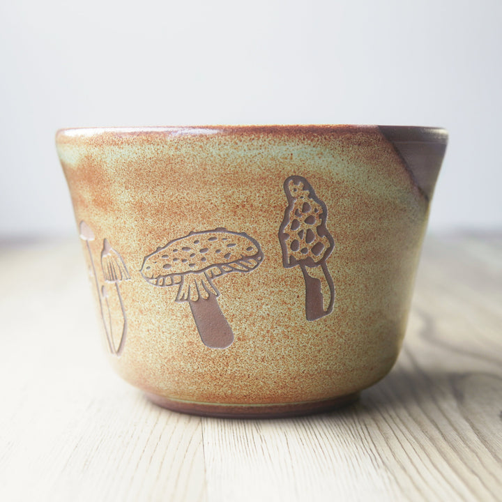 Mushroom Bowl, Farmhouse Style Handmade Pottery
