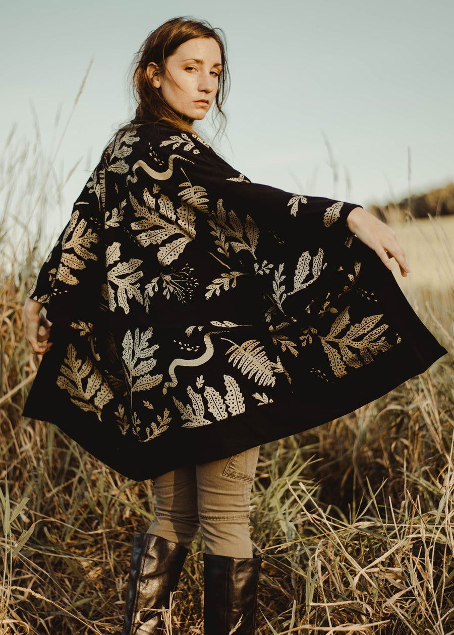 Heirloom Collection - The Tapestry Robe - in Metallic Gold – Altar PDX