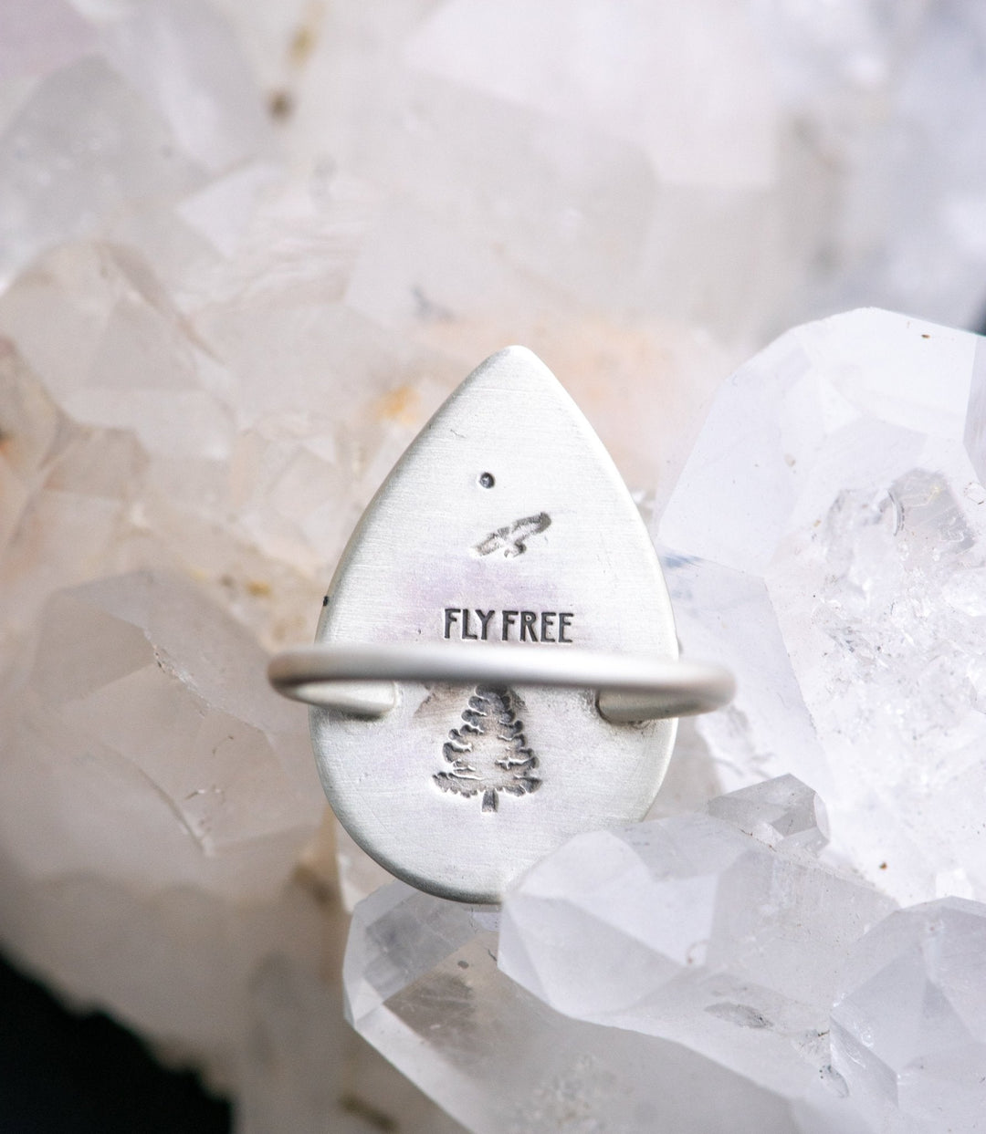 CONTENT AQUAMARINE RING