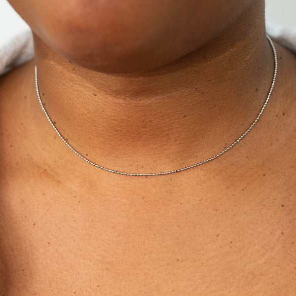 Corsica Diamond Cut Ball Necklace