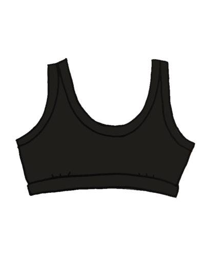 Bralette Plain Black