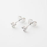 Trinity Crystal Stud Earrings