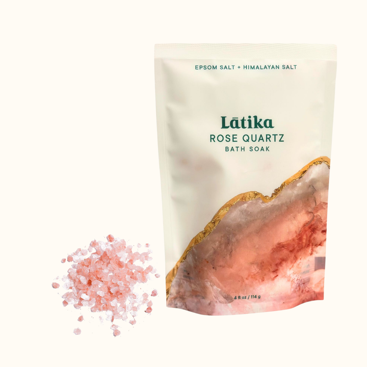 Christmas✨ Geode Crystal Inspired Bath Salt - Rose Quartz 🔮