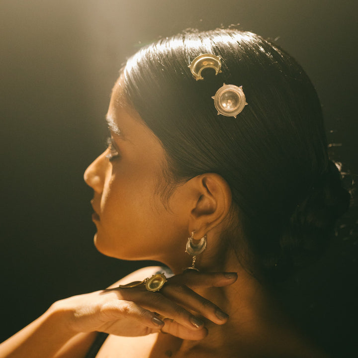 Dichotomy Sun & Moon Hair Clip