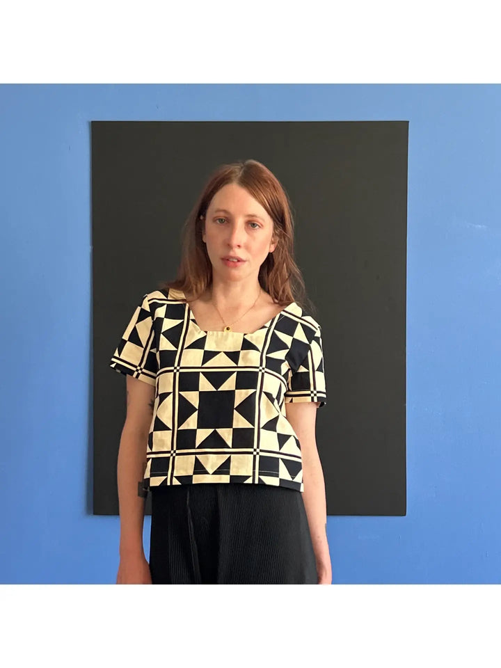 Quilt Star Crop Top