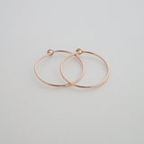 Everyday Hoops, 14k Gold