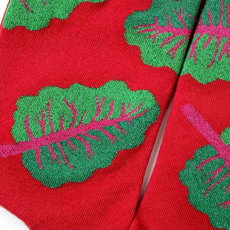 Glowing Green Chard - Socks