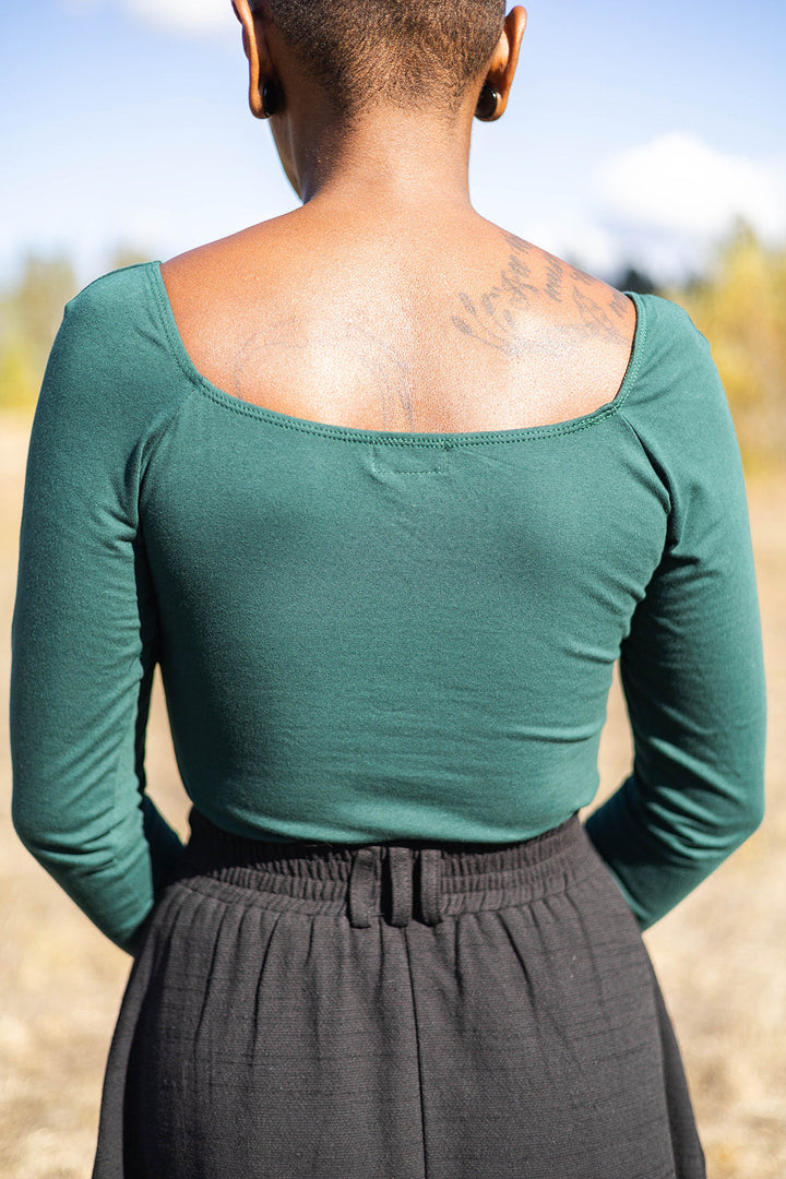 Trices Skirt in Black Linen