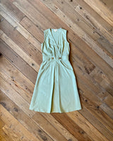 Winona Dress in Sage Linen